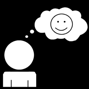 denken aan positieve dingen